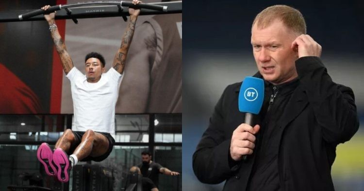 Report on Paul Scholes as the Manchester United legend goes ballistic on former England international, Jesse Lingard.
