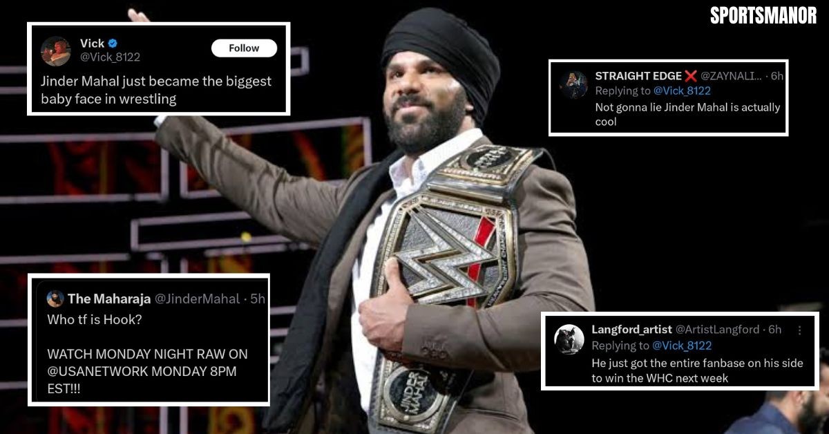 WWE fans show their support for Jinder Mahal