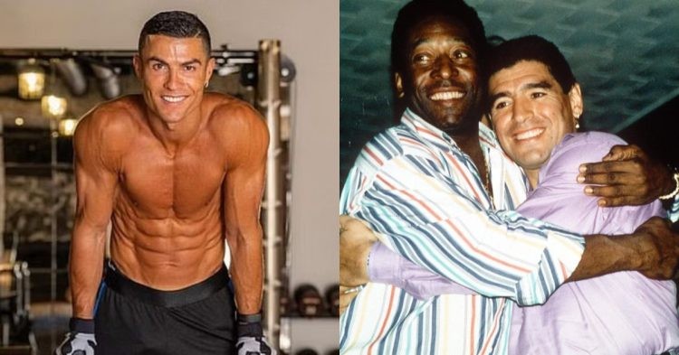 Report on Cristiano Ronaldo as the Portuguese superstar is compared to the legendary Pele and Maradona for his fitness levels.