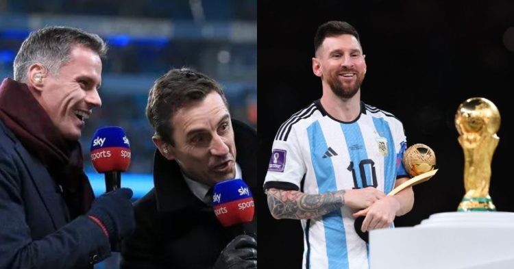 Jamie Carragher, Gary Neville and Lionel Messi