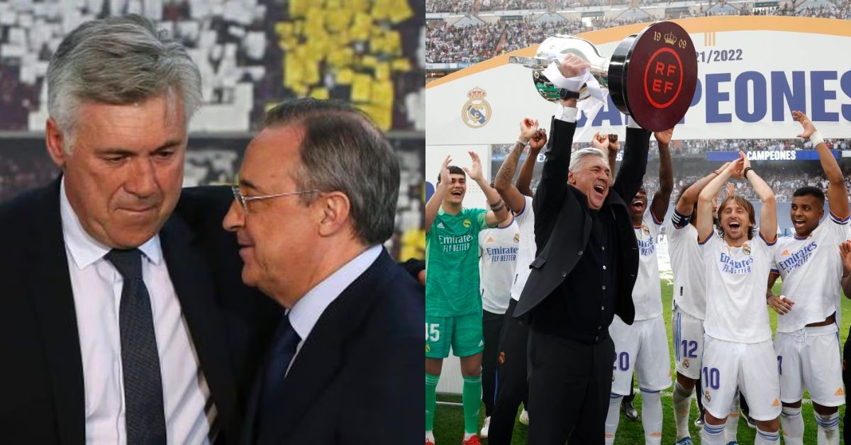 Carlo Ancelotti and Florentino Perez