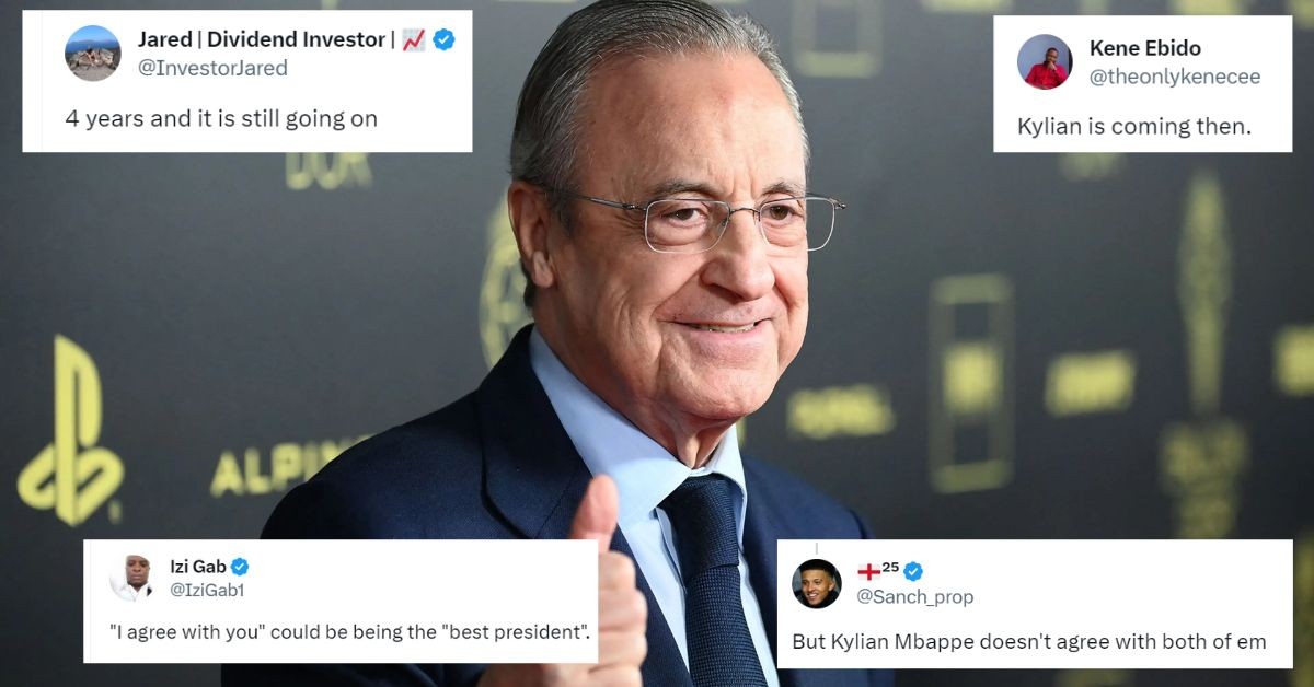 Soccer fans react to Florentino Perez's response to signing Kylian Mbappe