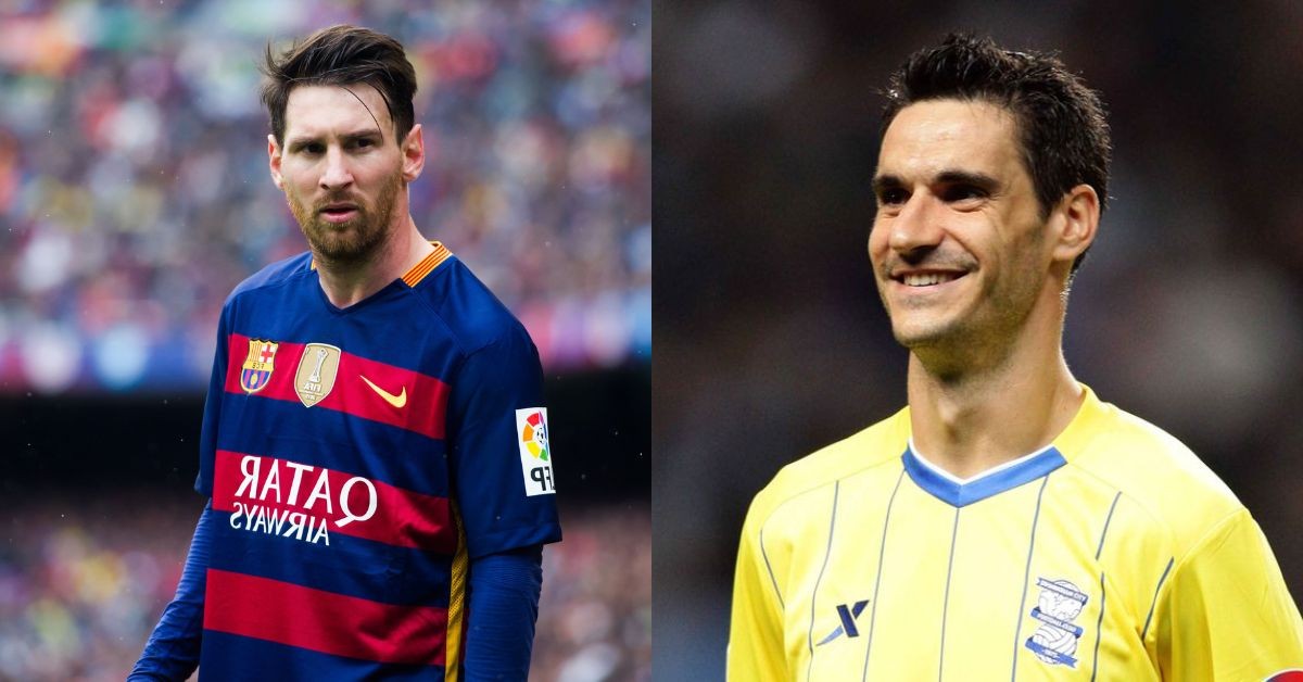 Lionel Messi and Pablo Ibanez
