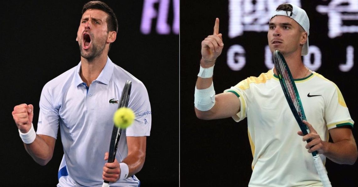 Dino Prizmic, Novak Djokovic, Australian Open