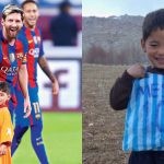 Lionel Messi and Murtaza Ahmadi