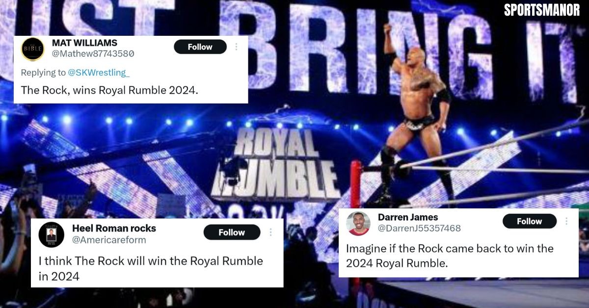 WWE fans are hopeful that Dwayne Johnson aka The Rock will win the 2024 Royal Rumble
