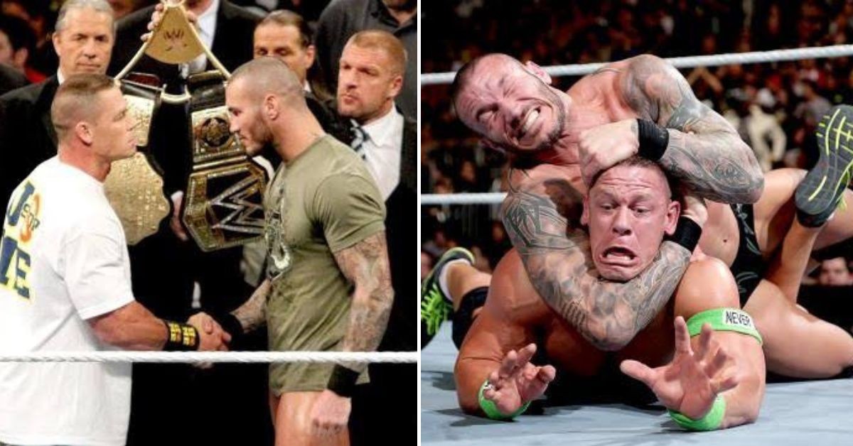 John Cena and Randy Orton over the years