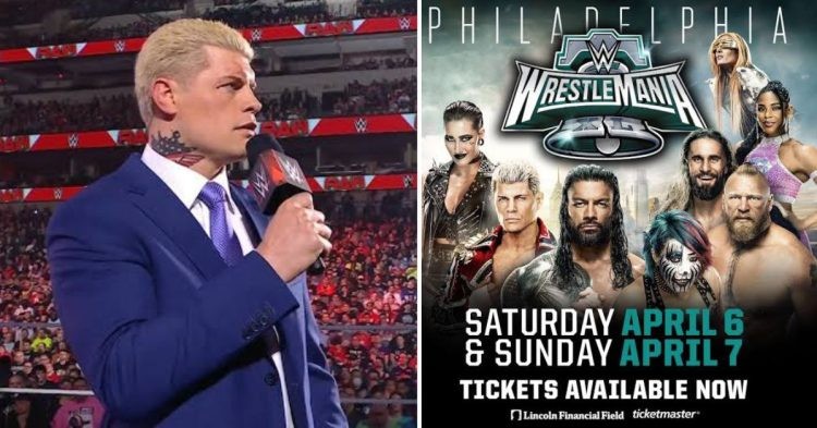 Cody Rhodes and WrestleMania 40 poster