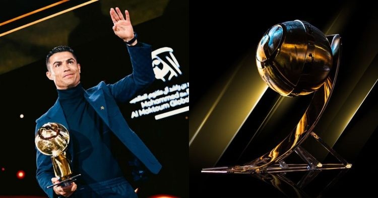 Cristiano Ronaldo at the Globe Soccer Awards