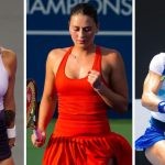 Aryna Sabalenka, Marta Kostyuk, Lesia Tsurenko at Australian Open