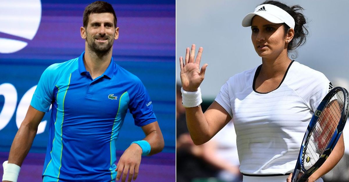 Sania Mirza and Novak Djokovic