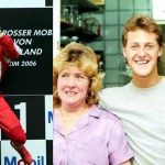 Michael Schumacher with parents