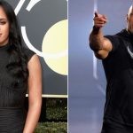 Dwayne Johnson and his daughter