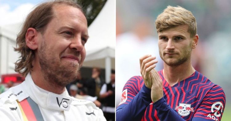 Timo Werner names Sebastian Vettel as the most famous person on his phone. (Credits - Sky Sports)
