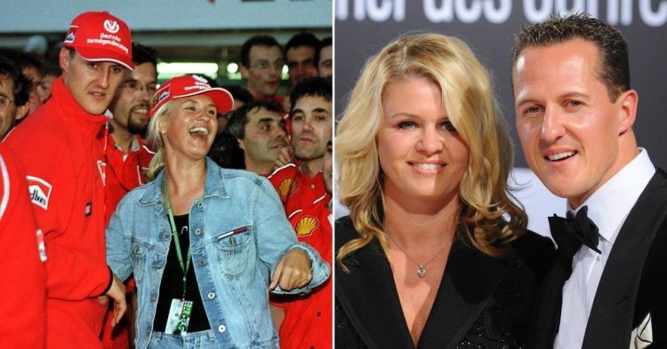 Corinna Schumacher shares memorable moments with Michael Schumacher. (Credits - Fox Sports, The Sun)
