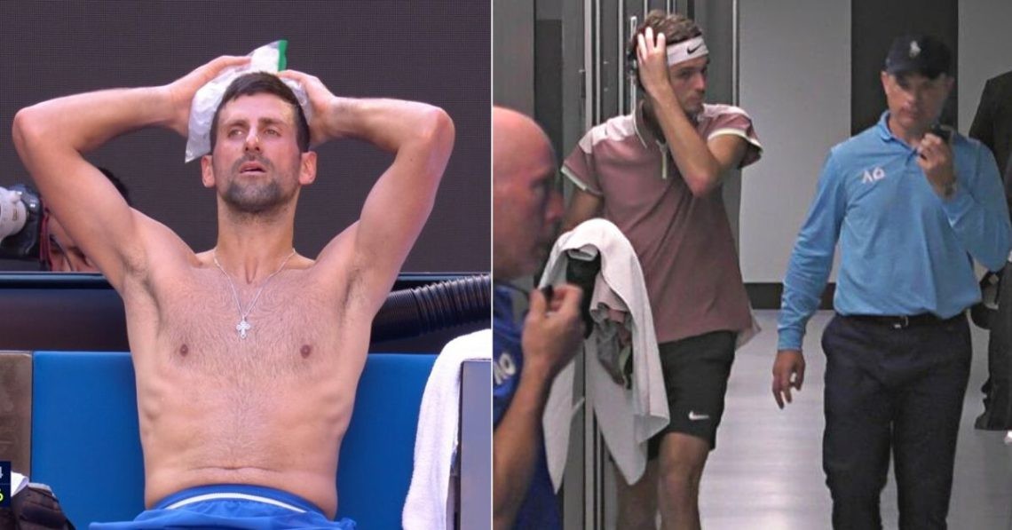 Battling Heat, Light Complaining, and Loo Struggles: Novak Djokovic vs ...