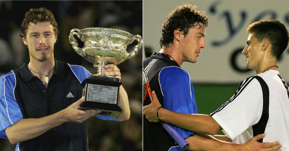 Marat Safin and Novak Djokovic