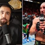 Robert Whittaker reacts to Sean Strickland's loss