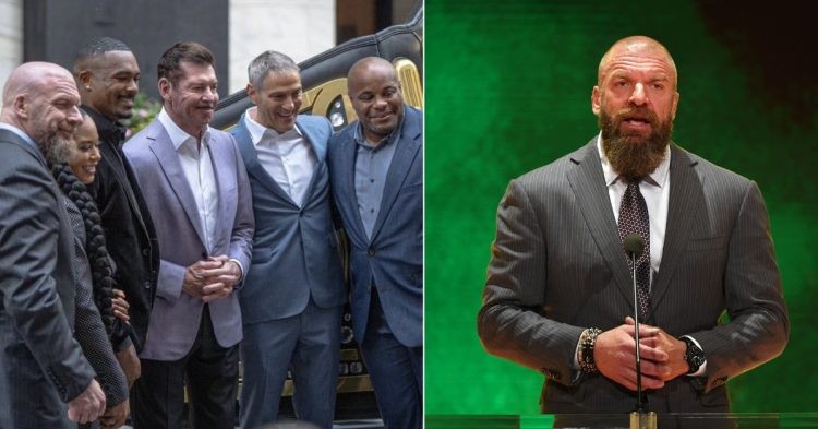 Triple H and other WWE executives
