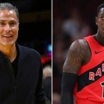 Rob Pelinka and Dennis Schroder (Credits: Getty Images)