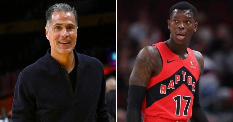 Rob Pelinka and Dennis Schroder (Credits: Getty Images)