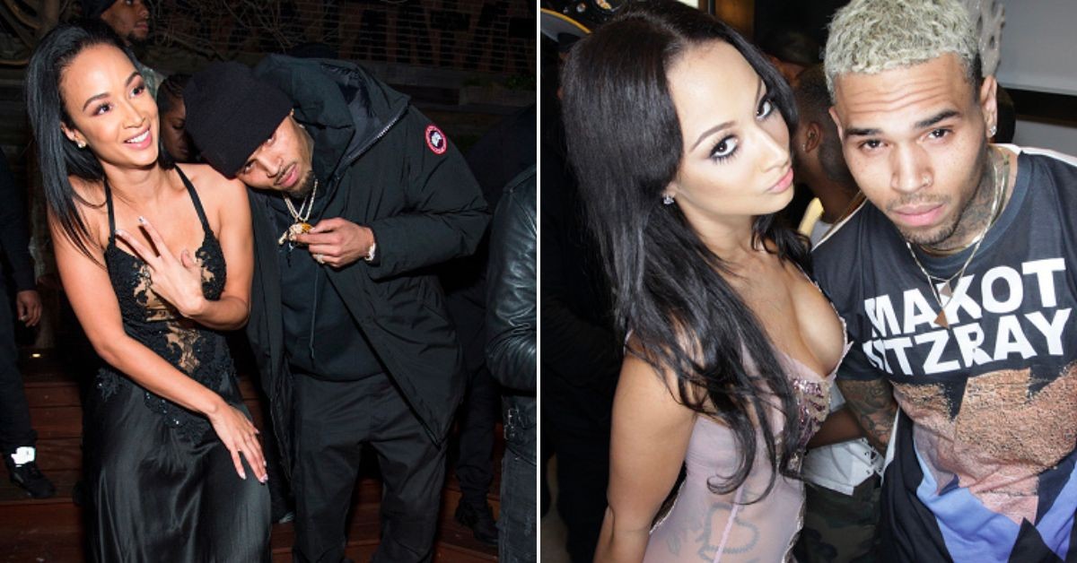 Draya Michele and Chris Brown (Credits - The Grape Juice and DonBleekRaps)