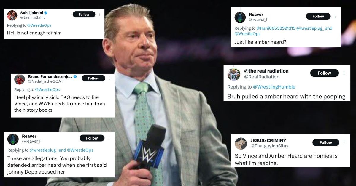 Fan reaction on Vince McMahon 
