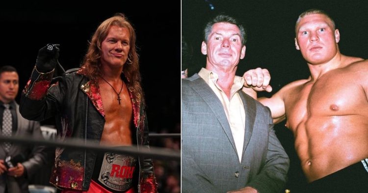 Chris Jericho, Vince McMahon and Brock Lesnar