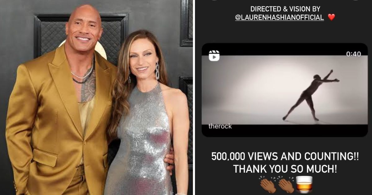 The Rock hypes his wife's latest project