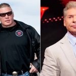 Brock Lesnar, Sable and Vince McMahon