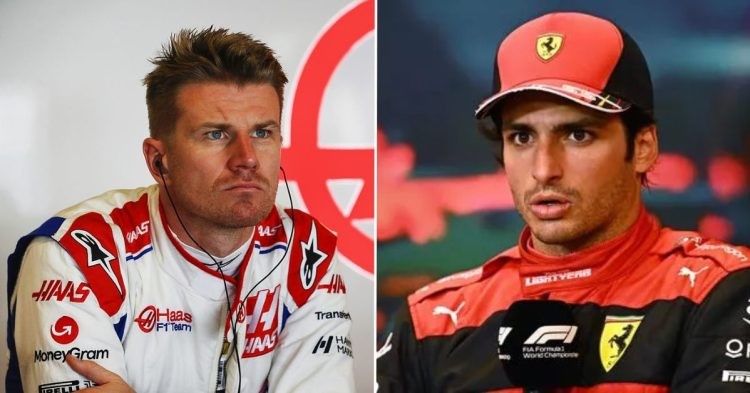 Nico Hulkenberg could take Carlos Sainz's spot in Ferrari. (Credits - Motorsport, The Mirror)