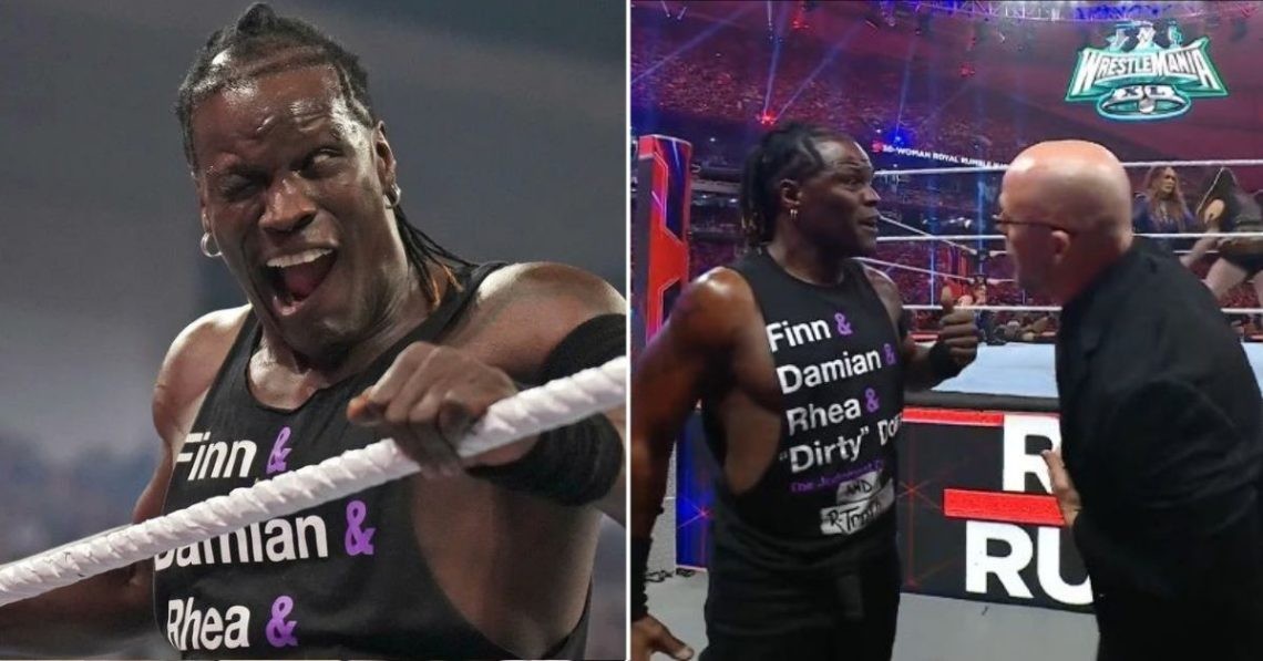 R-Truth entered the Women's Royal Rumble match