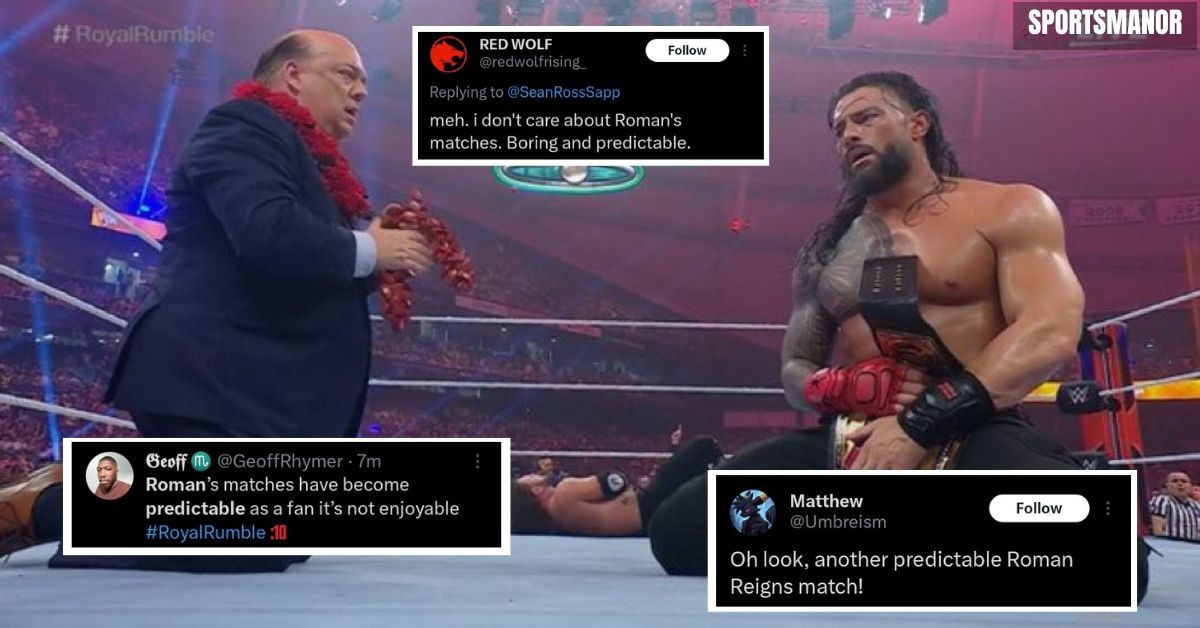 Fans react to the victory of Roman Reigns
