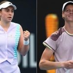 Jelena Ostapenko, Jannik Sinner, Australian Open