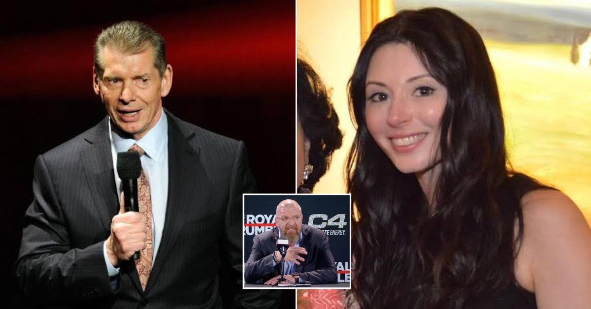 Vince McMahon, Triple H, and Janel Grant
