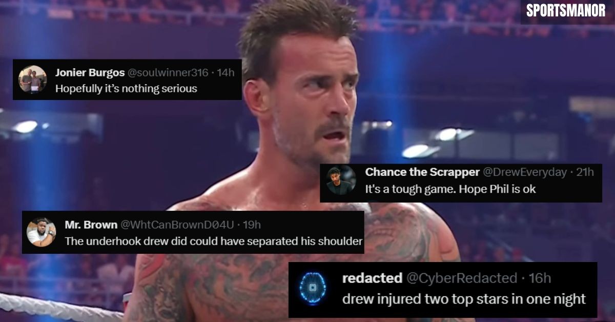Fan reactions to CM Punk's injury at Royal Rumble