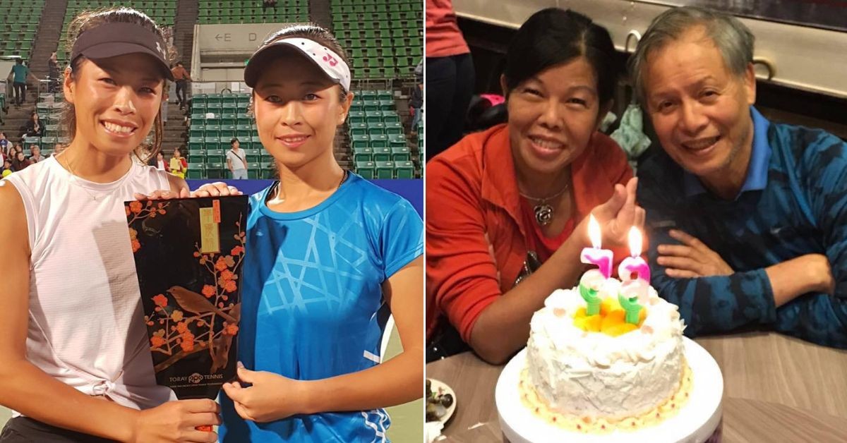 Hsieh Su-Wei with her sister and her parents. (Credits- Facebook -謝語倢 Yu-Chieh Hsieh )