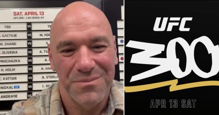 Dana White leaks UFC 300 fight order