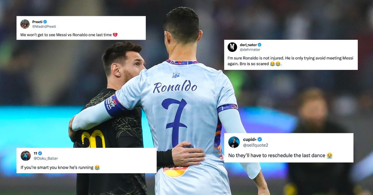 Ronaldo and Messi fan reactions to last dance