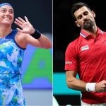 Caroline Garcia and Novak Djokovic. (Credits- Hector Vivas/ Getty Images, Violeta Santos Moura/ Reuters)