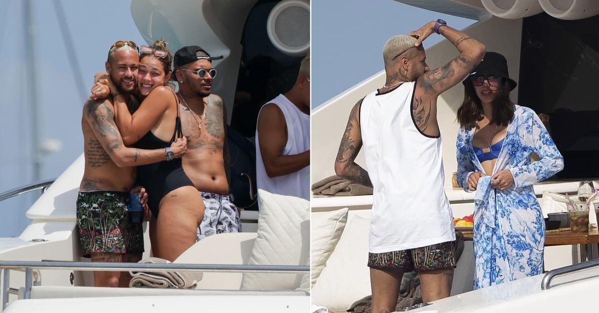 Neymar Jr. and Carolina Dantas were spotted together in Ibiza