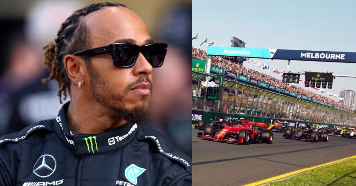 Lewis Hamilton (left), Australian Grand Prix (right) (Credits- F1)