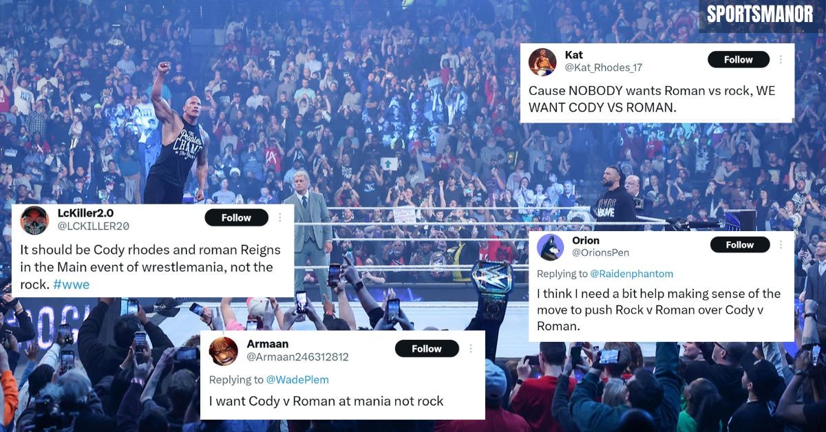 WWE fans react to Roman Reigns vs. The Rock
