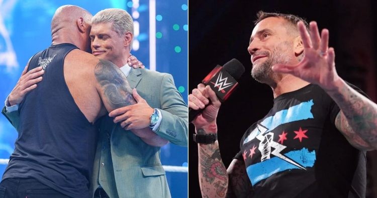 The Rock, Cody Rhodes and CM Punk