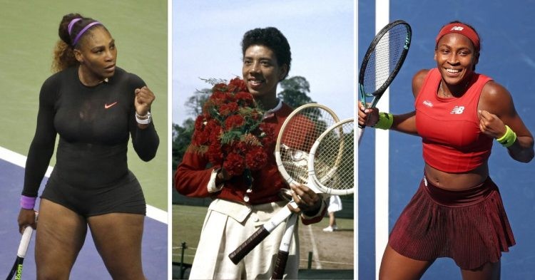 black tennis players, Serena Williams, Althea Gibson, Coco Gauff