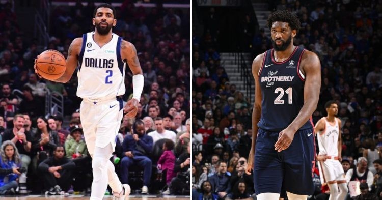 Mavs' Kyrie Irving and Sixers' Joel Embiid