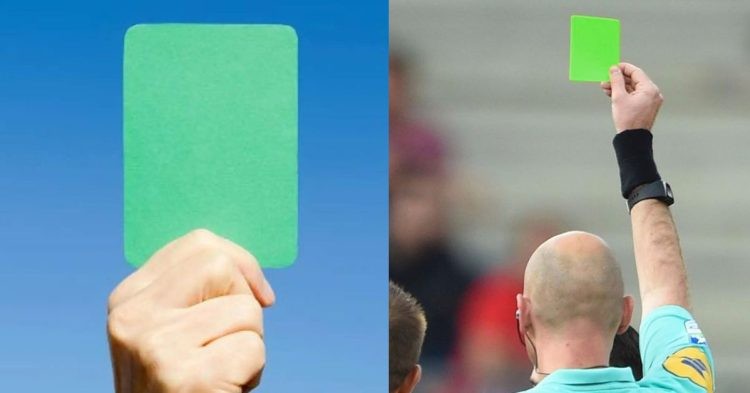 Green card in soccer