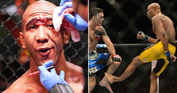 Gregory Rodrigues' cut and Anderson Silva's Injury