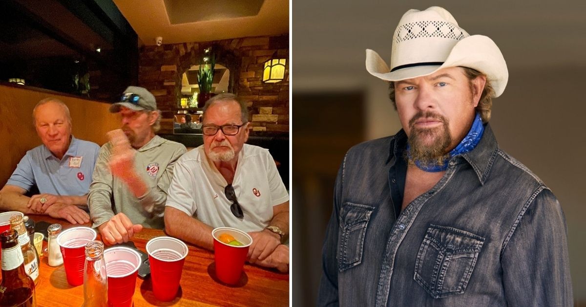 Toby Keith with Jim Ross(right)