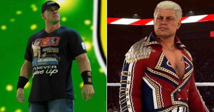 WWE games- John Cena and Cody Rhodes